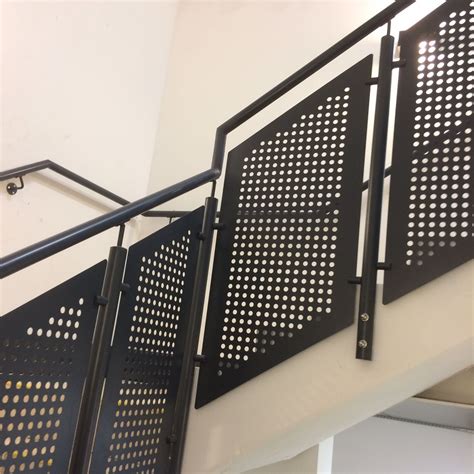 perforated metal railing panels